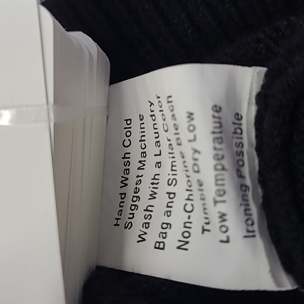 Cross over Sweater Black XL - Picture 5 of 6